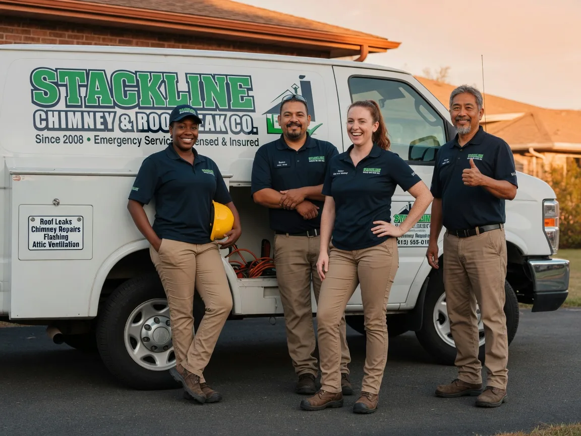 Chimney flashing repair company in Reynolds, NE